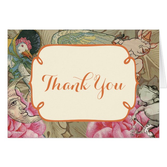 Moder Gås Sago Ramsa Saga Hälsningskort (Framsidan Horizontal)