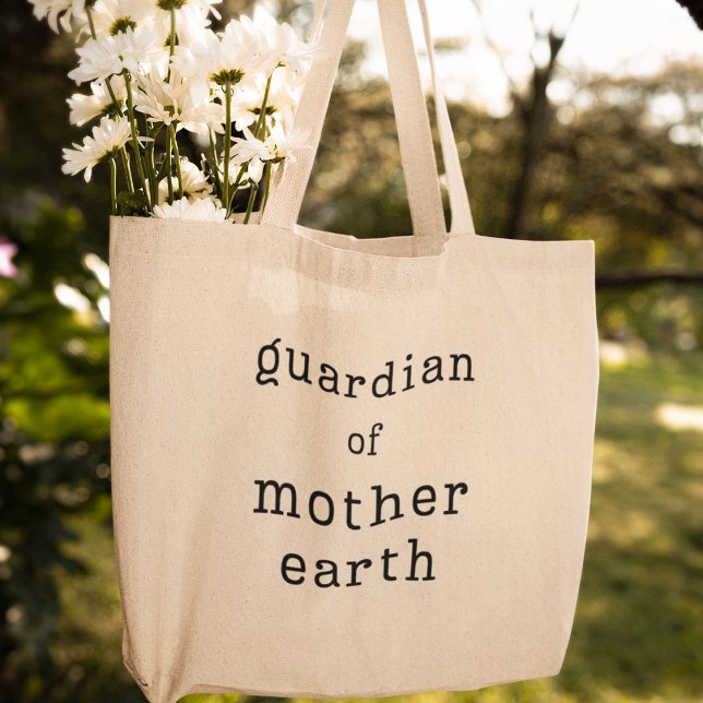 Moder Jordens väktare Ekologisk Hållbar Tygkasse (Shop now and showcase your commitment to preserving our precious Earth!)