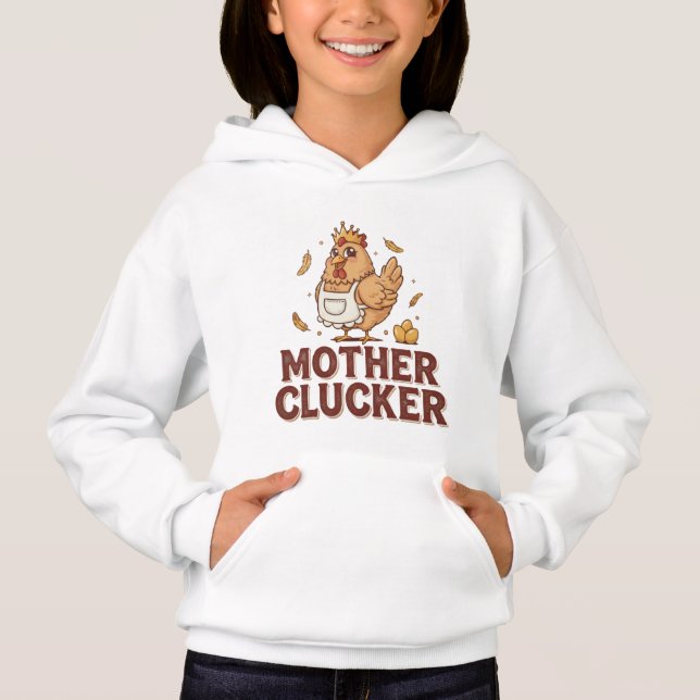 Moder Kluckare T Shirt (Framsida)