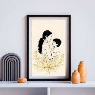 Moder och barn IV Poster