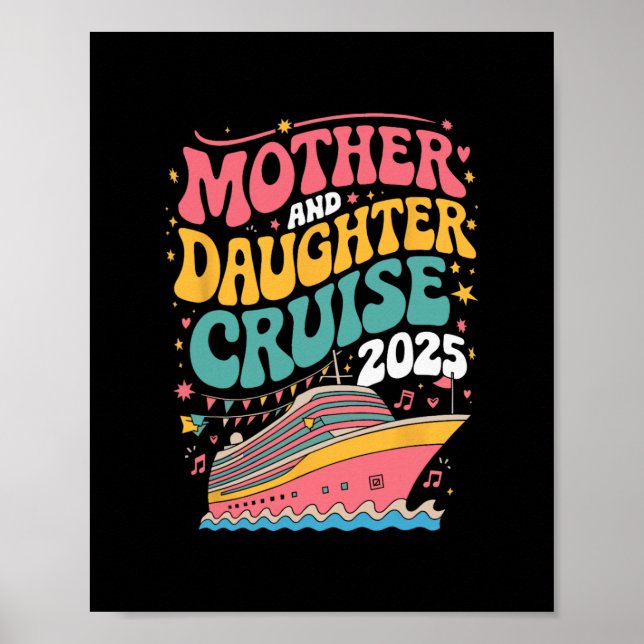 Moder Och Dotter Kryssning 2025  Poster (Framsidan)