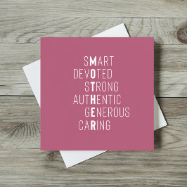 Moder ord korsordsdefinition rosa hälsning kort