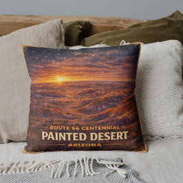 Moder Vägen Centennial Painted Desert Skymning Kudde