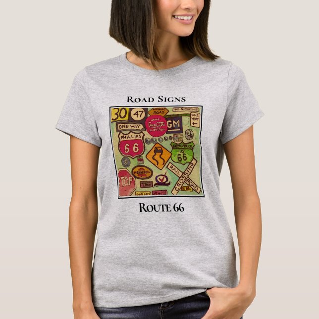 Moder Vägens Markörer T Shirt (Framsida)