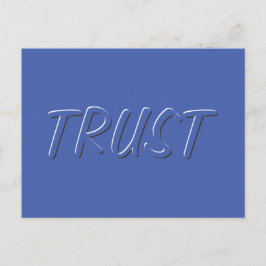 Moderat Black and White Popping Trust Ord Vykort