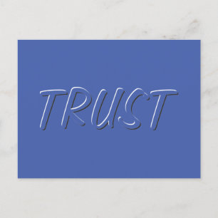 Moderat Black and White Popping Trust Ord Vykort
