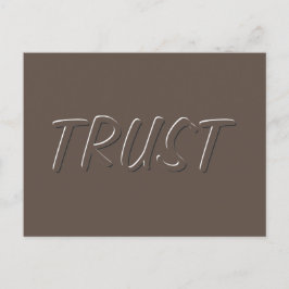 Moderat Black and White Popping Trust Ord Vykort