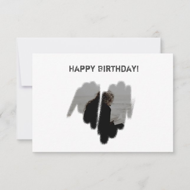 Moderat Graffiti Sprayed Heart Ram (Framsida)