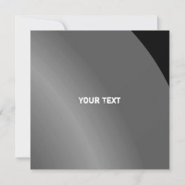 Moderat svart, modern skuggad Qr-kod Kort