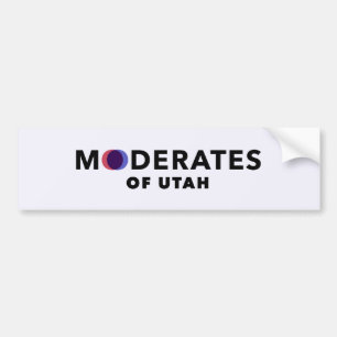 Moderater för Utah Bumper Sticker Bildekal