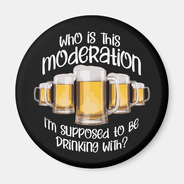 Moderation (i dricksvatten) magnet (Framsidan)