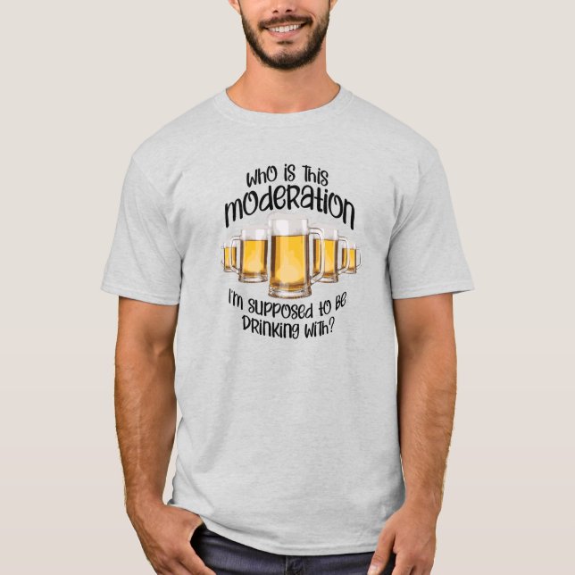 Moderation (i dricksvatten) t shirt (Framsida)