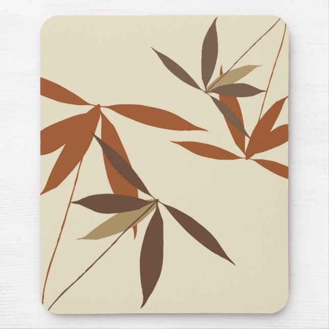 Moderiktig blom- design Mousepad Musmatta (Framsidan)