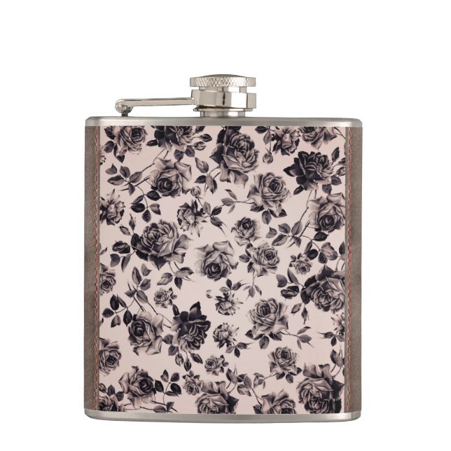 Moderiktig chic blommigt för vit- & fickplunta (Framsidan)