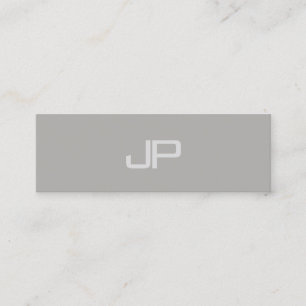 Moderiktig elegant designMonogramMinimalistic Mini Visitkort