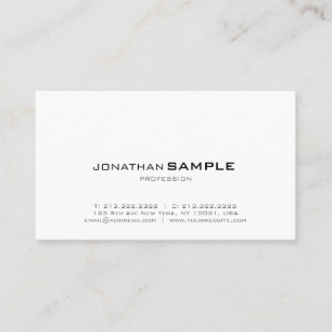 Moderiktig elegant modern Minimalistic design Visitkort