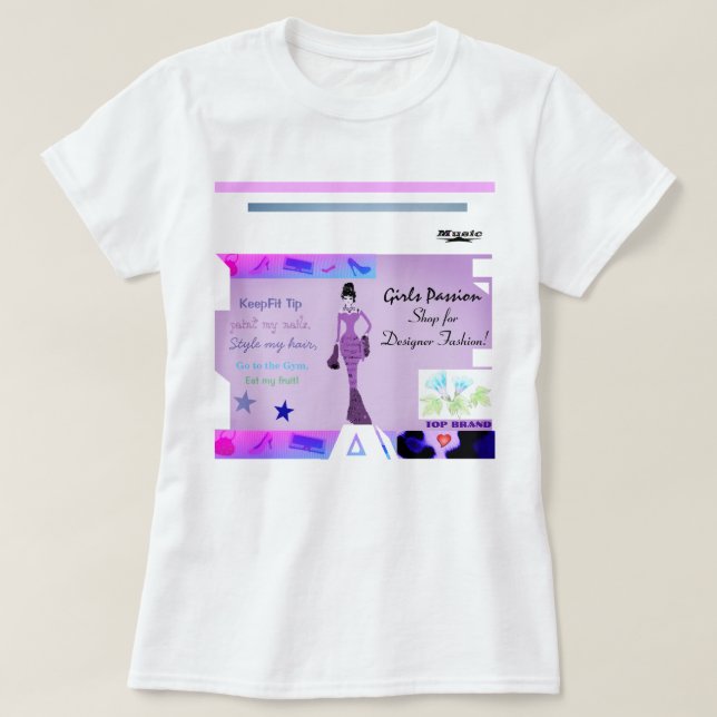 Moderiktig formgivare T/Shirt Tee (Design framsida)