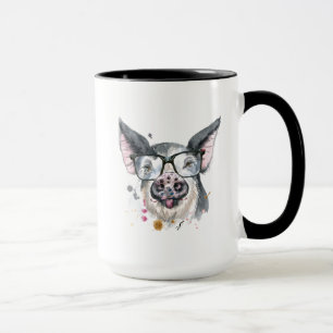 Moderiktig gris mugg
