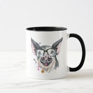 Moderiktig gris mugg