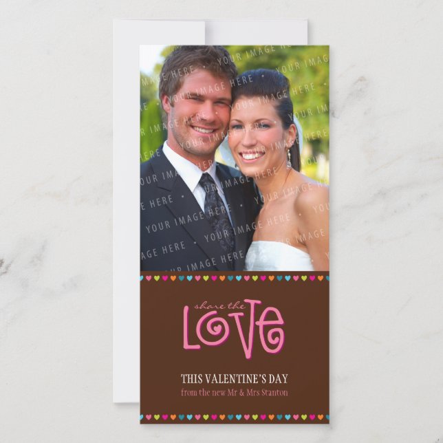 MODERIKTIG KÄRLEK PHOTOCARD:: LOVELETTERS 4P JULKORT (Framsida)