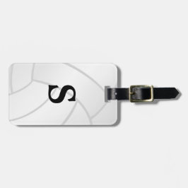 Moderiktig märkre för Monogramvolleybollbagage Bagagebricka