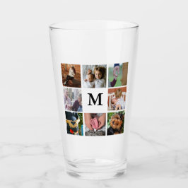 Moderiktig modern 8 Monogram för fotoCollage | Glaskopp