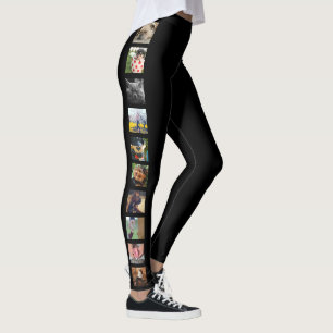 Moderiktig modern fotoremsa leggings