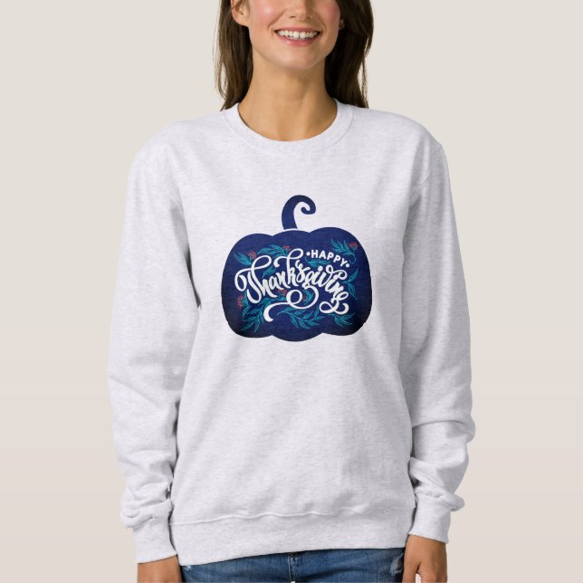 moderiktig text om pumpa för Thanksgiving T Shirt (Framsida)