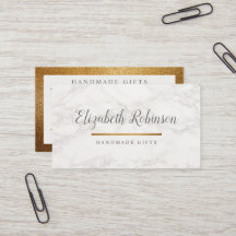 Moderiktig vitmarmor & handgjorda gåvor för guld-