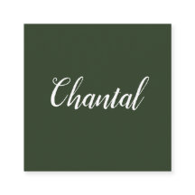 Moderiktiga handskrivna minimalistgröntvisitkortar