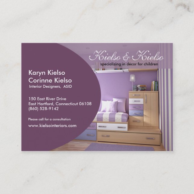 Moderiktiga Ovale profilerar visitkorten Visitkort (Framsida)