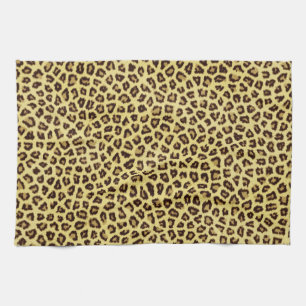Moderiktigt LeopardCheetahtryck Kökshandduk
