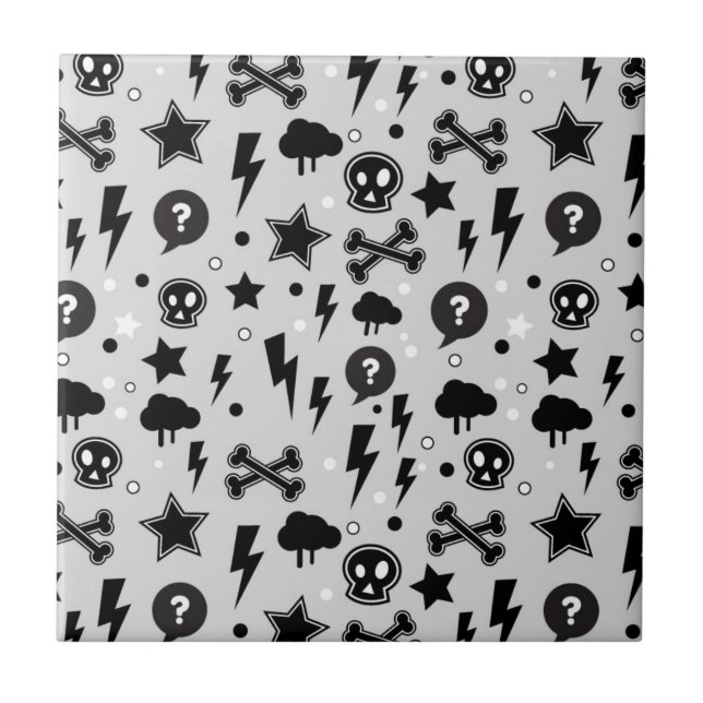 Moderiktigt mönster kakelplatta (Framsidan)