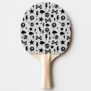 Moderiktigt mönster pingisracket