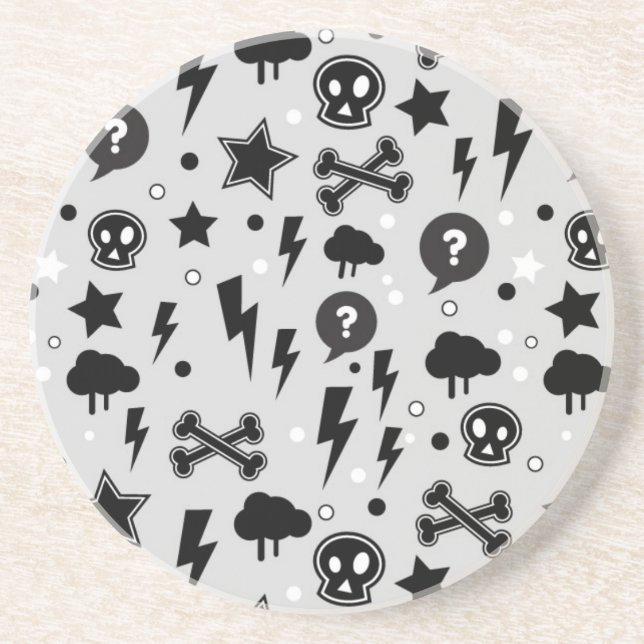 Moderiktigt mönster underlägg sandsten (Framsidan)