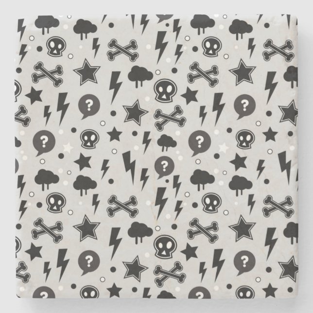 Moderiktigt mönster underlägg sten (Framsidan)