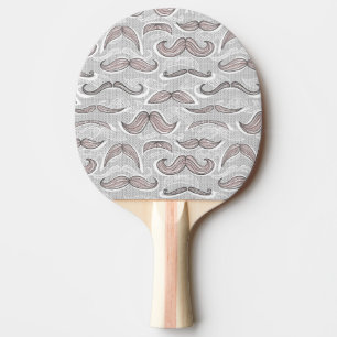 Moderiktigt mustaschmönster pingisracket