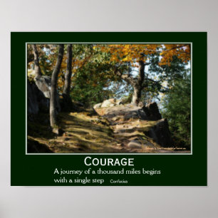 Moderingsoffert Woodland Väg inspirational Poster