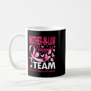 ModerInLaw Support Team Breast Cancer Awareness B Kaffemugg