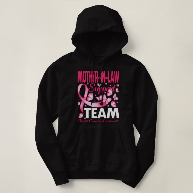 ModerInLaw Support Team Breast Cancer Awareness B T Shirt (Design framsida)