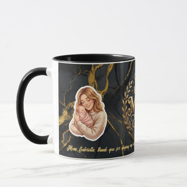 Moderkärlekstjärnor Mugg – Celestial gåva  (Vänster)