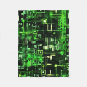 Moderkortdesign Fleecefilt
