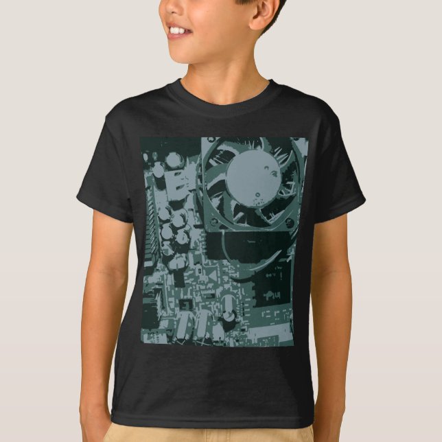 Moderkortet går runt T-tröja Tee Shirt (Framsida)