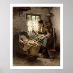 Moderlig affektion (olja på kanfas) poster