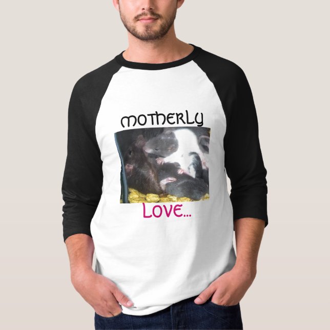MODERLIG KÄRLEK… RÅTTASKJORTA T-SHIRT (Framsida)
