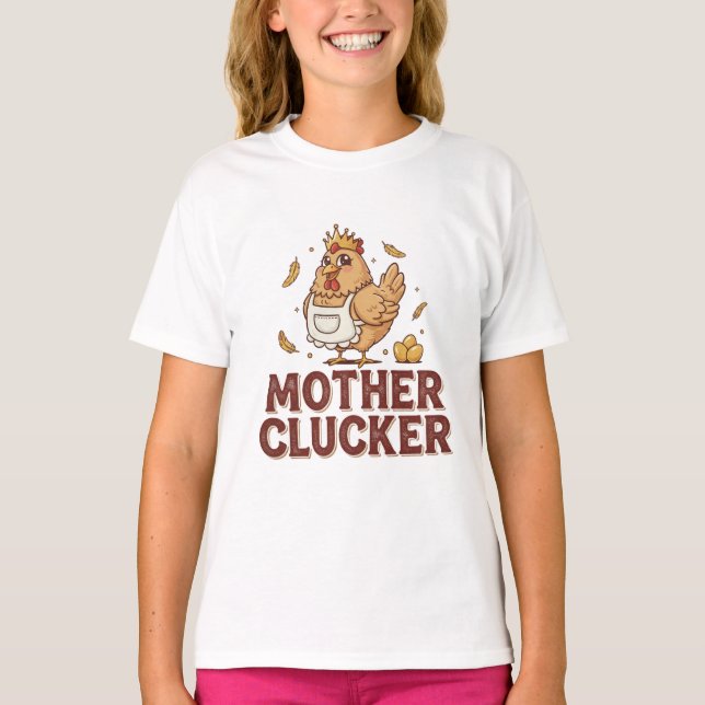 Moderlig Kluckare T Shirt (Framsida)