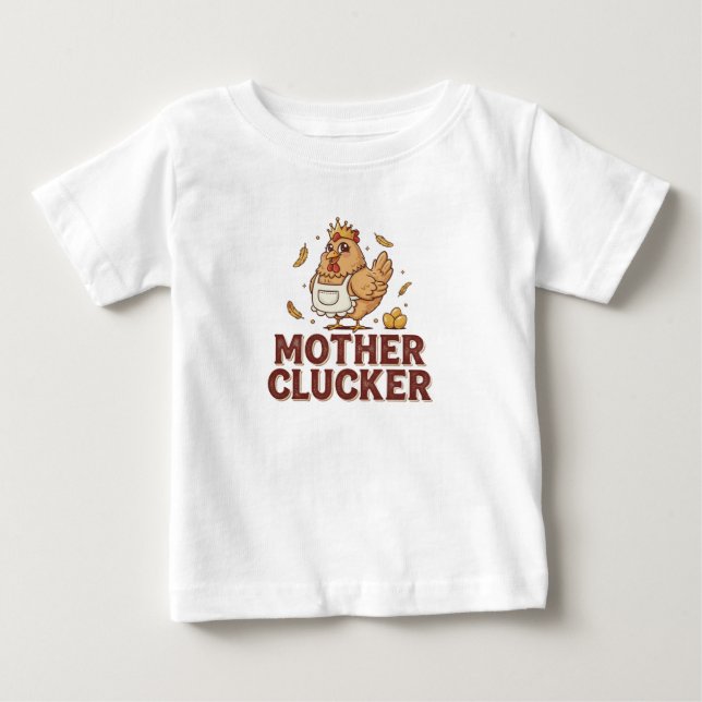 Moderlig Kluckare T Shirt (Framsida)