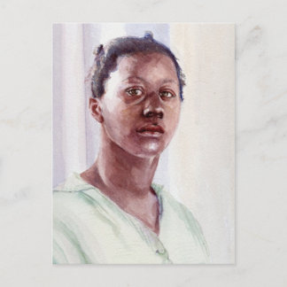 Moderlös unge vykort