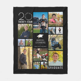 Modern 13 fotosamlingsklass år Anpassningsbar Färg Fleecefilt