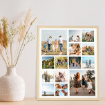 Modern 14 fotokollage poster<br><div class="desc">Skapa dina egna 14 fotokollage poster</div>